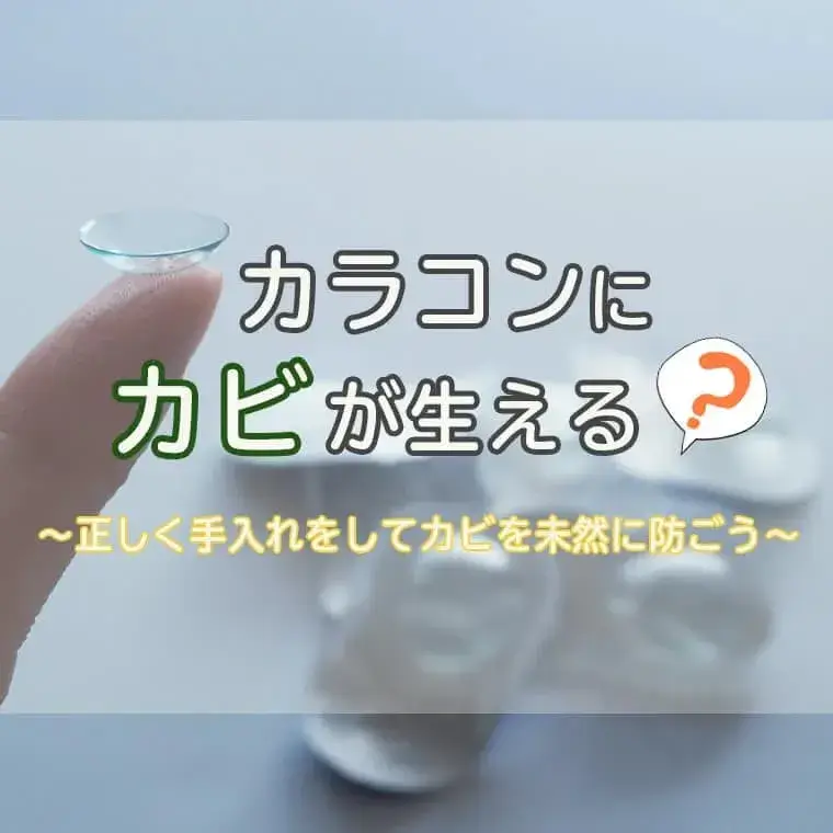 カラコンにカビが生える？～正しく手入れをしてカビを未然に防ごう～