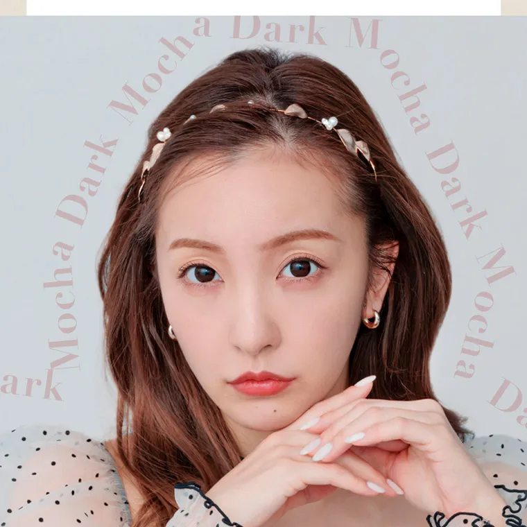 板野友美イメージモデルカラコン secret candymagic 1day シークレットキャンディーマジックワンデー|Mocha Dark