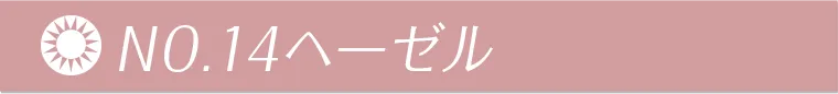 NO.14ヘーゼル
